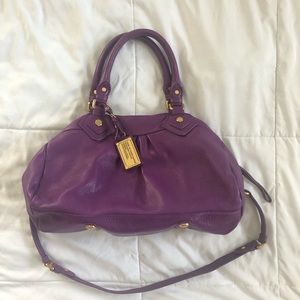 Marc by Marc Jacobs Purple Leather Shoulder Bag